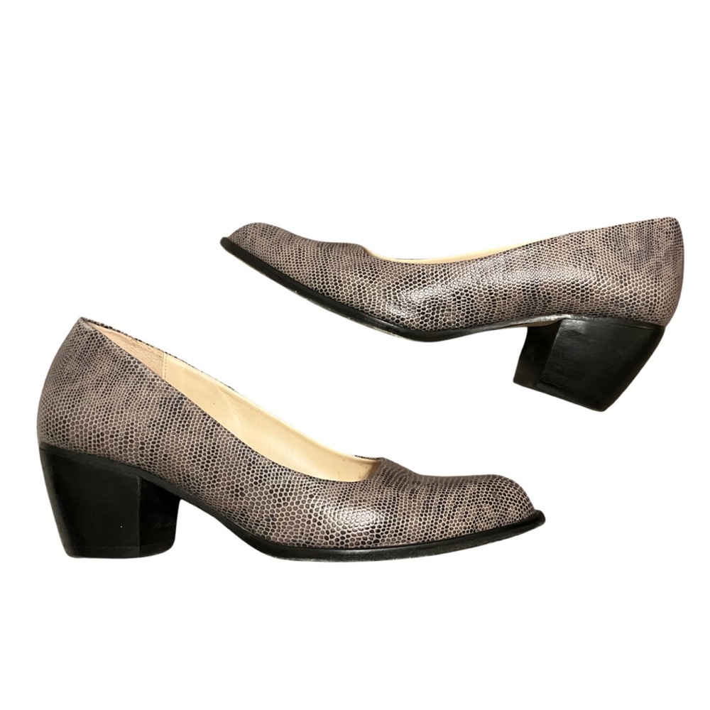 5y Medio Lizard Embossed Leather Pump, EU Size 37